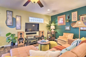 Colorful Coastal Home, 2 Mi to Gulfport Beach